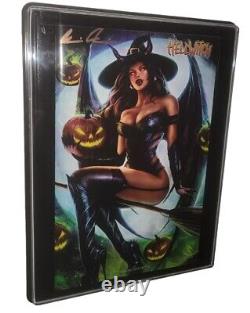 Hell Witch Gallery # 1 Sun Khamunaki LTD 125 Signed With COA & DISPLAY CASE