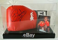 Herol Bomber Graham Signed Autograph Boxing Glove Display Case Sport PROOF COA