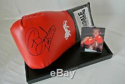 Herol Bomber Graham Signed Autograph Boxing Glove Display Case Sport PROOF COA