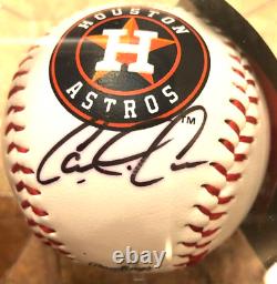 Houston Astros- Carlos Correa SIGNED Baseball Certified with COA and Display