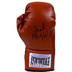 Irish Micky Ward Signed Red Everlast Boxing Glove In a Display Case COA