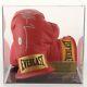 Iron Mike Tyson Signed Everlast Red Gloves Autographed Psa Coa In Display Case