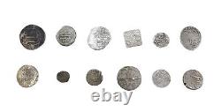 Islam Boxed Coin Collection 12 Silver Coins from 12 Caliphates/Dynasties, COA