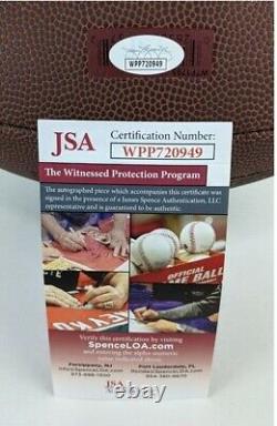 JAYRON KEARSE Signed Wilson NFL Football (JSA Witness COA) WithDisplay Case
