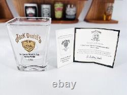 Jack Daniels 2002 Legends Masters Shot Glasses Lot Barrel Shelf Wings COA -GREAT