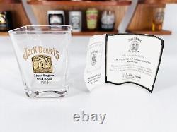 Jack Daniels 2002 Legends Masters Shot Glasses Lot Barrel Shelf Wings COA -GREAT