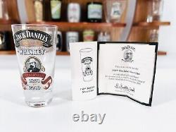 Jack Daniels 2002 Legends Masters Shot Glasses Lot Barrel Shelf Wings COA -GREAT