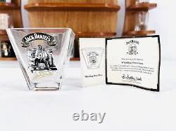 Jack Daniels 2002 Legends Masters Shot Glasses Lot Barrel Shelf Wings COA -GREAT