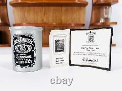 Jack Daniels 2002 Legends Masters Shot Glasses Lot Barrel Shelf Wings COA -GREAT