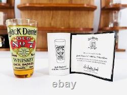 Jack Daniels 2002 Legends Masters Shot Glasses Lot Barrel Shelf Wings COA -GREAT