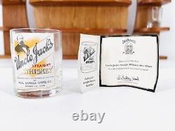 Jack Daniels 2002 Legends Masters Shot Glasses Lot Barrel Shelf Wings COA -GREAT