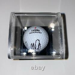 Jack Nicklaus & Arnold Palmer Autographed Golf Ball with Display Case includes COA