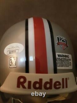 Jack Nicklaus Signed Ohio State Buckeyes Mini Helmet With Display Case JSA COA