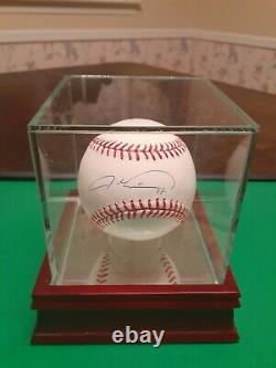 Jacob Degrom Signed & Inscribed Mlb Bball W Tri Star Coa & Steiner Display Case
