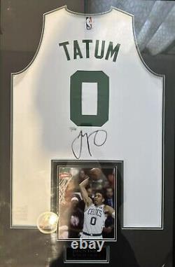 Jason Tatum Boston Celtics Rookie Signed Framed Jersey With COA Fanatics