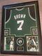 Jaylen Brown Signed Framed Jersey Boston Celtics +coa