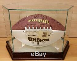 Jerry Rice Autographed Football San Francisco 49ers Signed with Display Case & COA