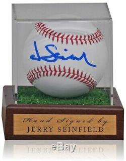 Jerry Seinfeld Hand Signed MLB Baseball in Display Case AFTAL COA