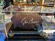 Jim Brown Autographed Football With Case Hof Coa With Display