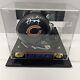 Jim Mcmahon Signed Chicago Bears Mini Helmet Schwarts Coa Sb Xx Qb/ Display Case