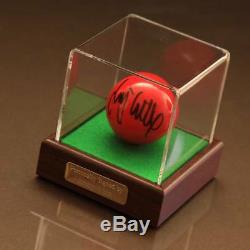 Jimmy White Signed Snooker Ball Autograph Display Case Memorabilia COA