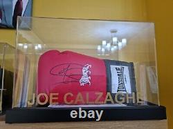 Joe Calzaghe Signed Glove In Display Case With COA