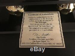 Joe Dimaggio Autographed Omlb Baseball Comes With Display Case Aol-10 With Coa