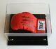 Joe Frazier Autographed Signed Everlast Boxing Glove Psa Coa Withfree Display Case