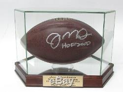 Joe Montana, SF 49ers signed Official NFL Football in Display Case with COA