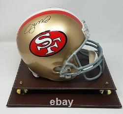 Joe Montana Signed San Francisco 49ers F/S Helmet JSA COA 777 Display Case