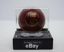 Joe Root Signed Autograph Cricket Ball Display Case England Sport AFTAL COA