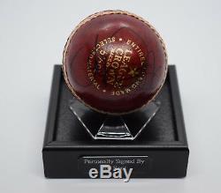 Joe Root Signed Autograph Cricket Ball Display Case England Sport AFTAL COA