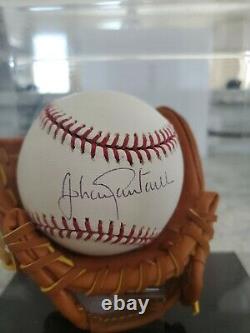 Johan Santana Autographed Baseball with glove display case. Incl COA. Free ship