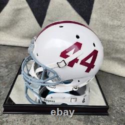 John David Crow Signed Texas A&M Large Helmet 1957 With Display Case JSA COA