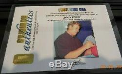 John Elway Autographed NFL Football with Display Case and GIA COA