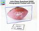 John Elway Superbowl 33 Xxxiii M. V. P. 1999 Football In Display Case With Coa