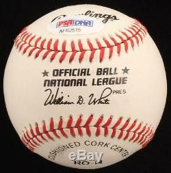 Johnny Bench Signed ONL Baseball with Display Case (PSA COA)