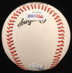 Johnny Bench Signed ONL Baseball with Display Case (PSA COA)