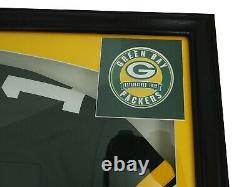 Jordan Love Autographed Green Bay Packers Custom Jersey Framed with BAS COA