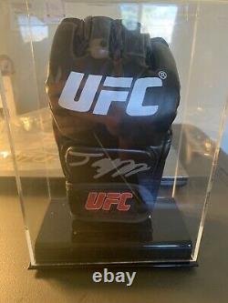 Jorge Masvidal Autographed Signed UFC Glove in Display Case JSA COA