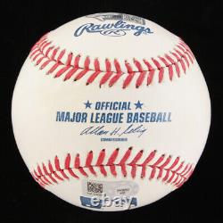 Juan Samuel Signed Autographed MLB Baseball + Rookie Card Display Case + COA