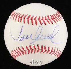 Juan Samuel Signed Autographed MLB Baseball + Rookie Card Display Case + COA