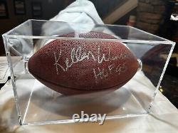 Kellen Winslow San Diego Chargers HOF 95 Signed Football NFL COA in Display case
