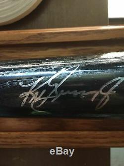 Ken Griffey Jr Authentic Autographed Big Stick Bat with COA and Display Case