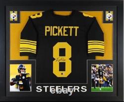 Kenny Pickett Signed Custom Framed Jersey Display (Beckett) COA