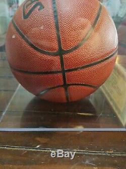 Kobe Bryant & Vince Carter Autographed Basketball With COA display cases included