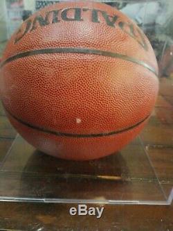 Kobe Bryant & Vince Carter Autographed Basketball With COA display cases included