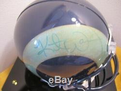 Kurt Warner Signed Full Size Riddell NFL Pro Line Helmet COA with Display Case