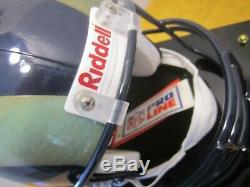 Kurt Warner Signed Full Size Riddell NFL Pro Line Helmet COA with Display Case