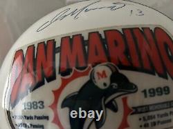 LT ED. Authentic F/S Helmet Signed Marino WithCoa & Incl Dolphins Case! #341/2000